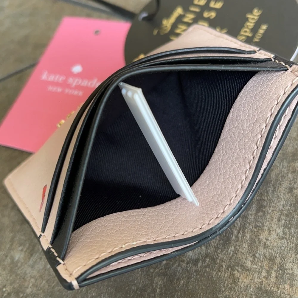 disney x kate spade new york minnie sm cardholder